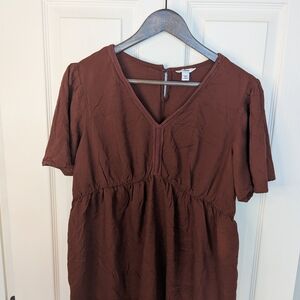 Sonoma Maroon Maternity Shirt